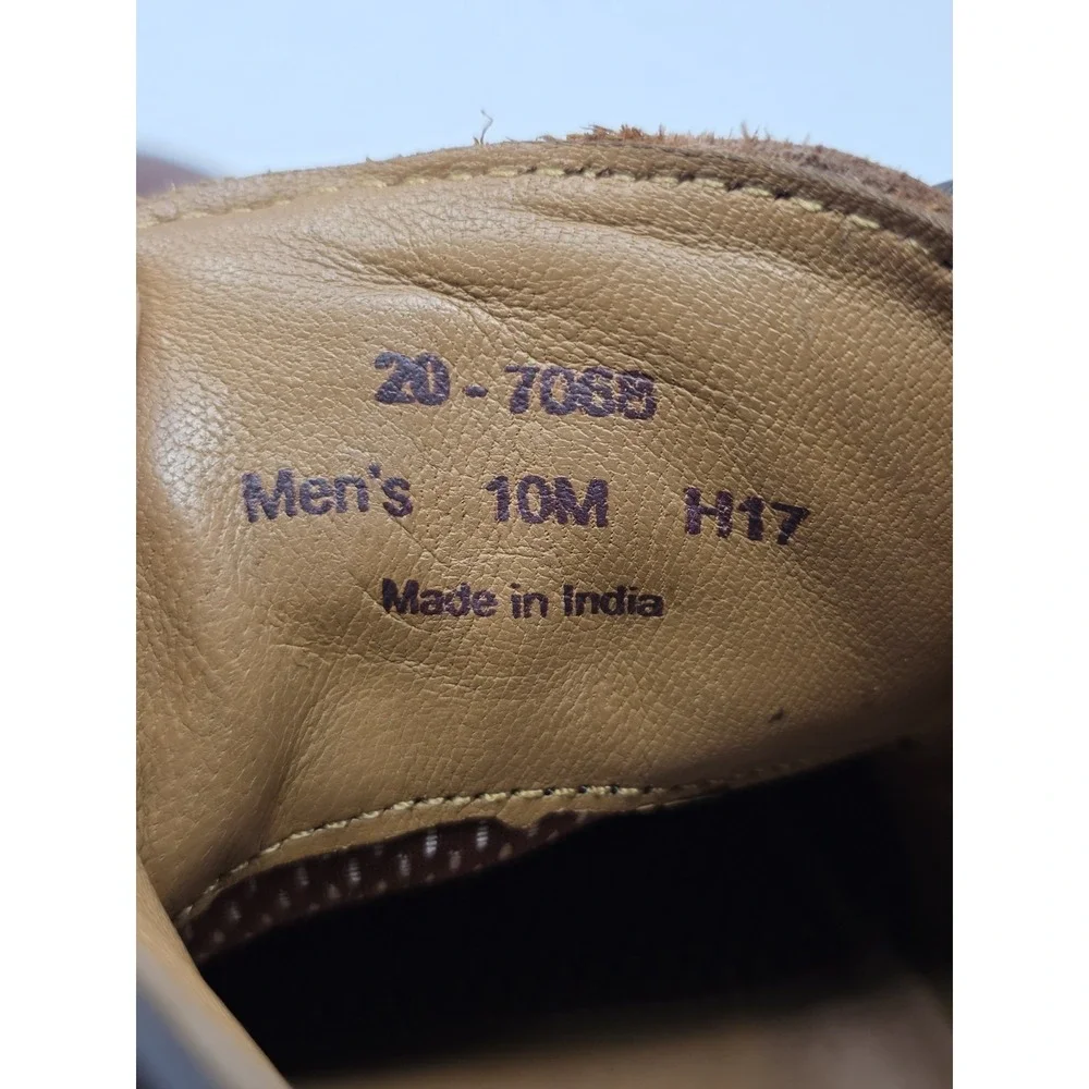 Johnston & Murphy XC4 Boots Mens Size 10M Brown Leather Chukka Waterproof Casual